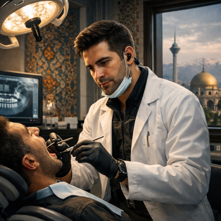 Secret agent in dental disguise