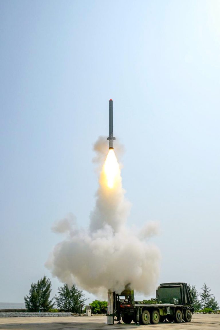 The Defence Research & Development Organisation (DRDO) conducts a successful flight-test of Long Range Land Attack Cruise Missile (LRLACM)