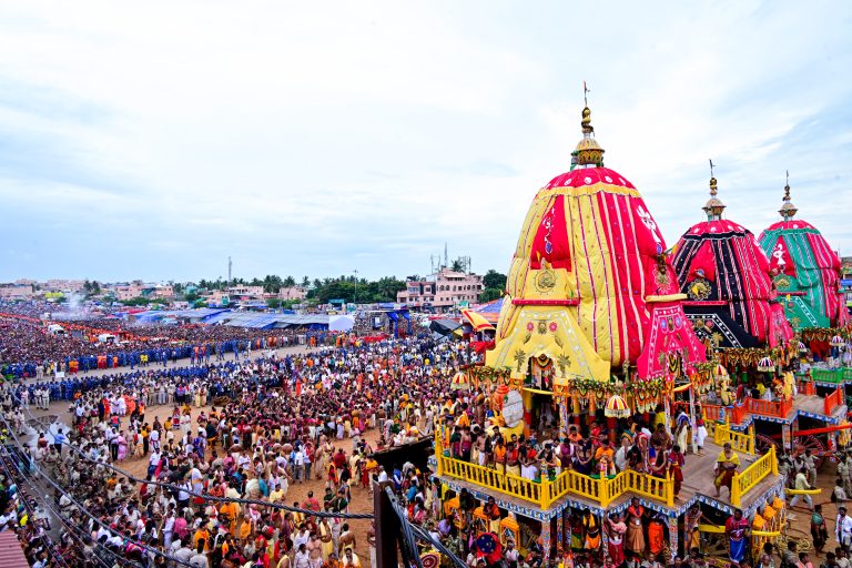Devotees take part in 'Bahuda yatra'