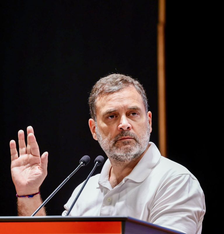 Lok Sabha LoP Rahul Gandhi at the 'National Tribal Professional Conclave'