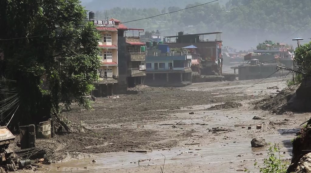 Flash flood ravages Nepal’s Rasuwa