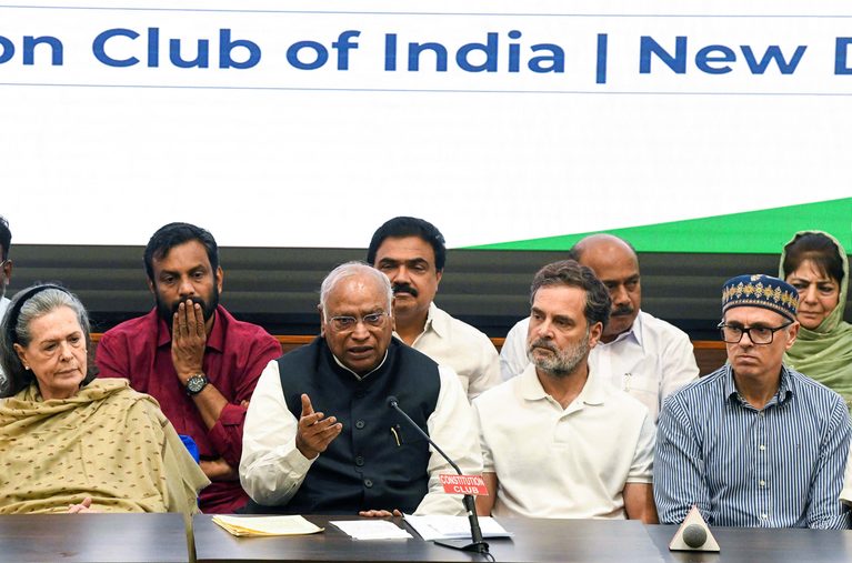 Press conference after the INDIA bloc leaders' meeting